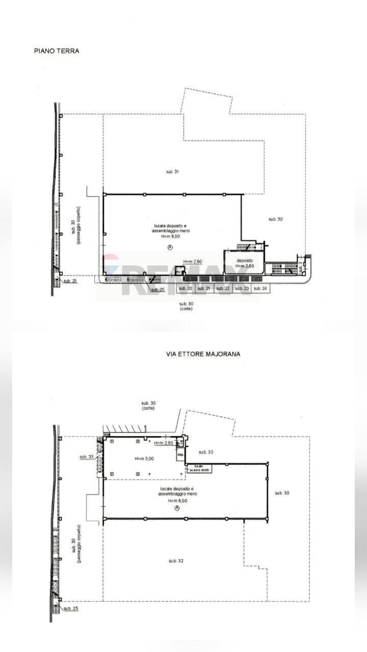 Pianta 2D - Commercial Premises Via Ugo La Malfa
 
6, Palermo - floor plans 1