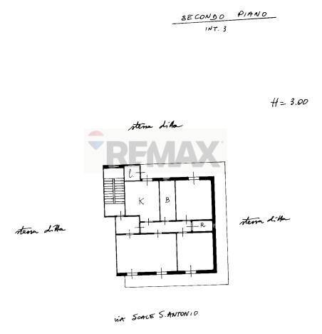 Pianta 2D - Quadrilocale Via Scale Sant'Antonio
 
71, Aci Catena - planimetria 1