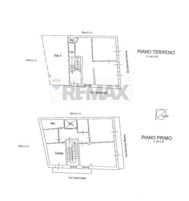 Pianta 2D - Independent house Via Caltanissetta
 
35, Paterno - floor plans 1