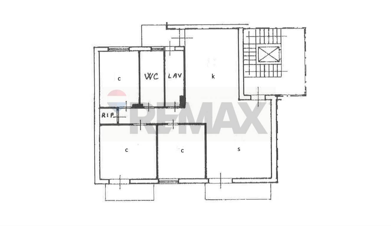 Pianta 2D - Appartamento Stradale San Giorgio
 
37, Catania - planimetria 1