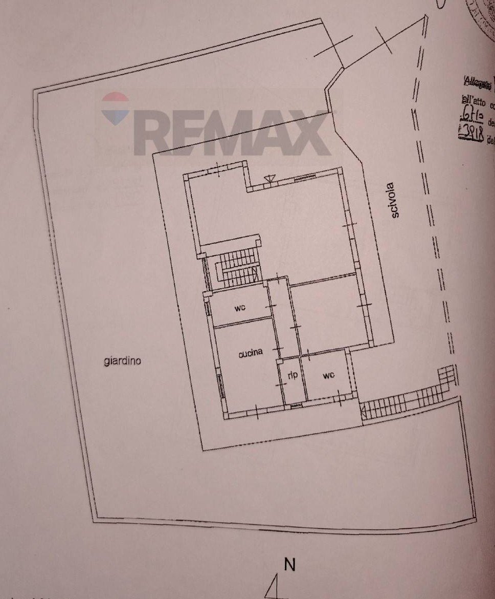 Pianta 2D - Villa Via Pulei, Mascalucia - planimetria 1