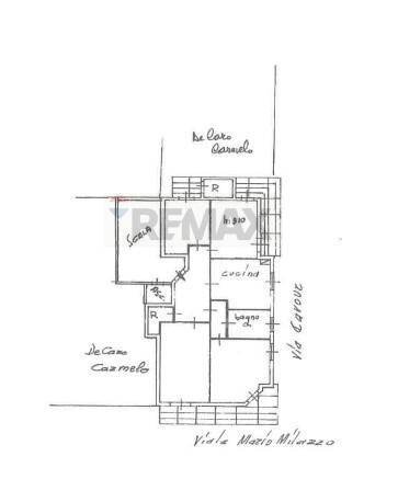 Pianta 2D - Trilocale viale Mario Milazzo
 
82, Caltagirone - planimetria 1