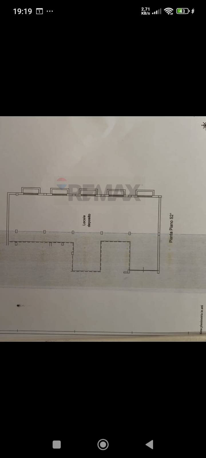 Pianta 2D - Magazzino Via Principe Umberto
 
87/A, Caltagirone - planimetria 1