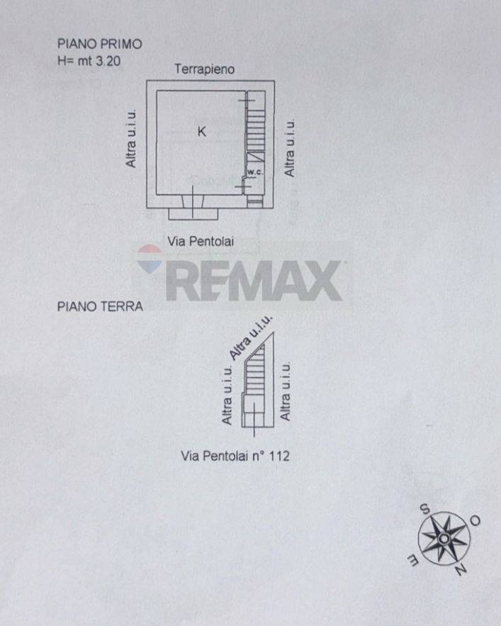 Pianta 2D - Monolocale Via Pentolai
112, Caltagirone - foto 3