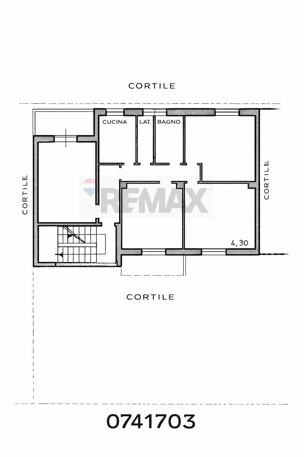 Pianta 2D - Appartamento Via Goito
 
60, Catania - planimetria 1