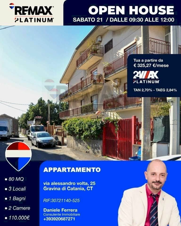 Edificio all\'aperto - Trilocale via alessandro volta
 
25, Gravina di Catania - foto 1