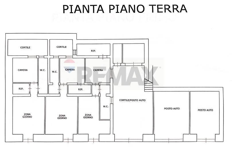 Pianta 2D - Casa indipendente Via Etnea
 
132, Gravina di Catania - planimetria 1