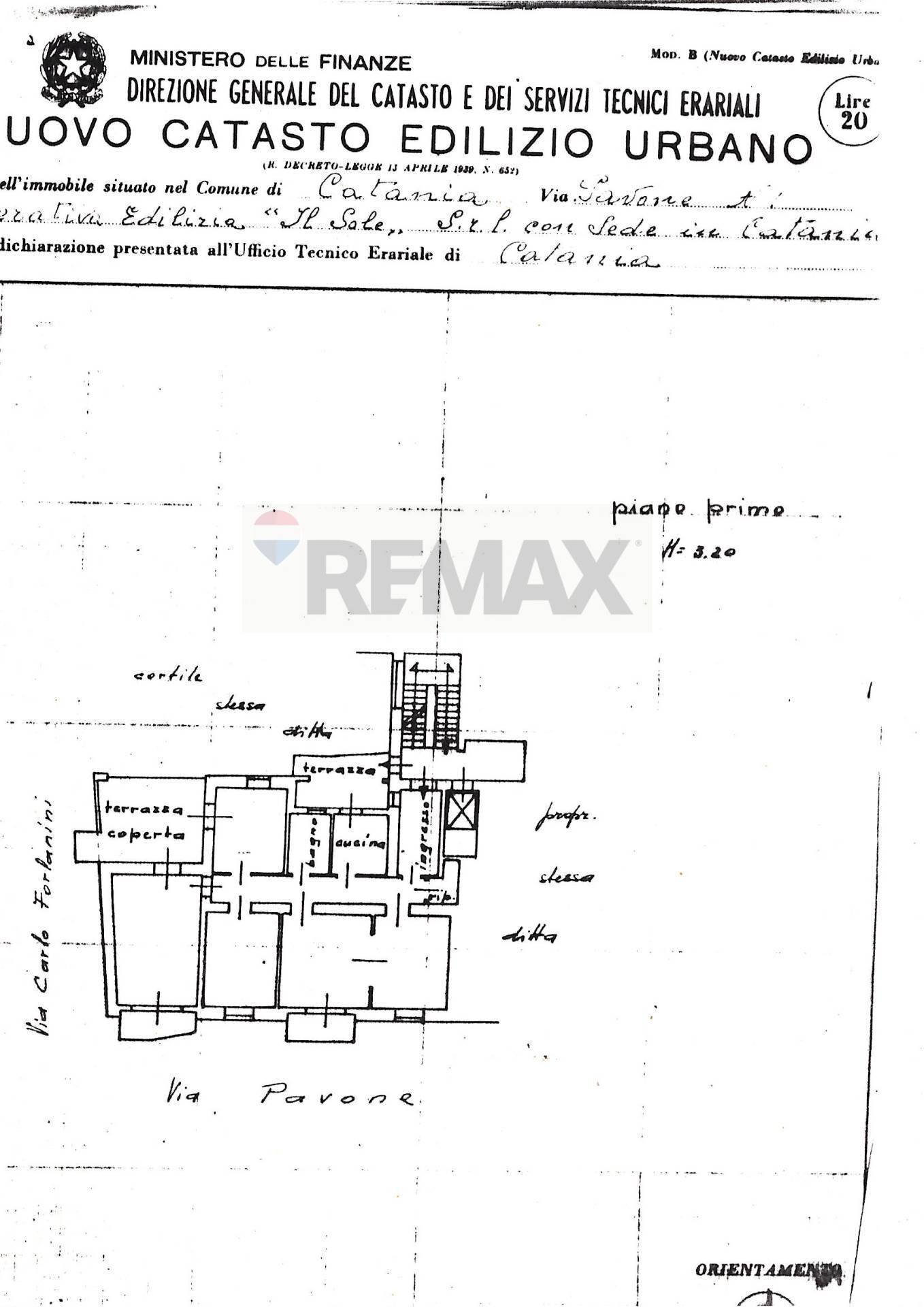 Pianta 2D - Appartamento Via Pavone
 
1, Catania - planimetria 1