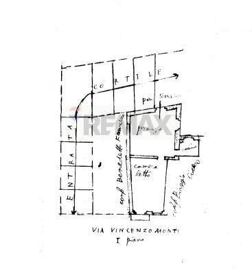 Pianta 2D - Three-room apartment via vincenzo monti
 
63, Lentini - floor plans 1