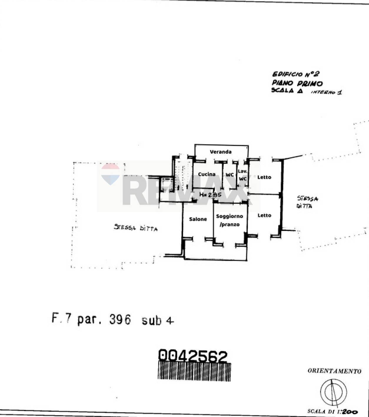 Pianta 2D - Appartamento Viale Della Costituzione (ex Via del Canalicchio)
 
19, Catania - planimetria 1