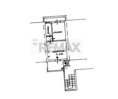 Pianta 2D - Bilocale Via Dottor Mario Amato
 
59, Mascali - planimetria 1