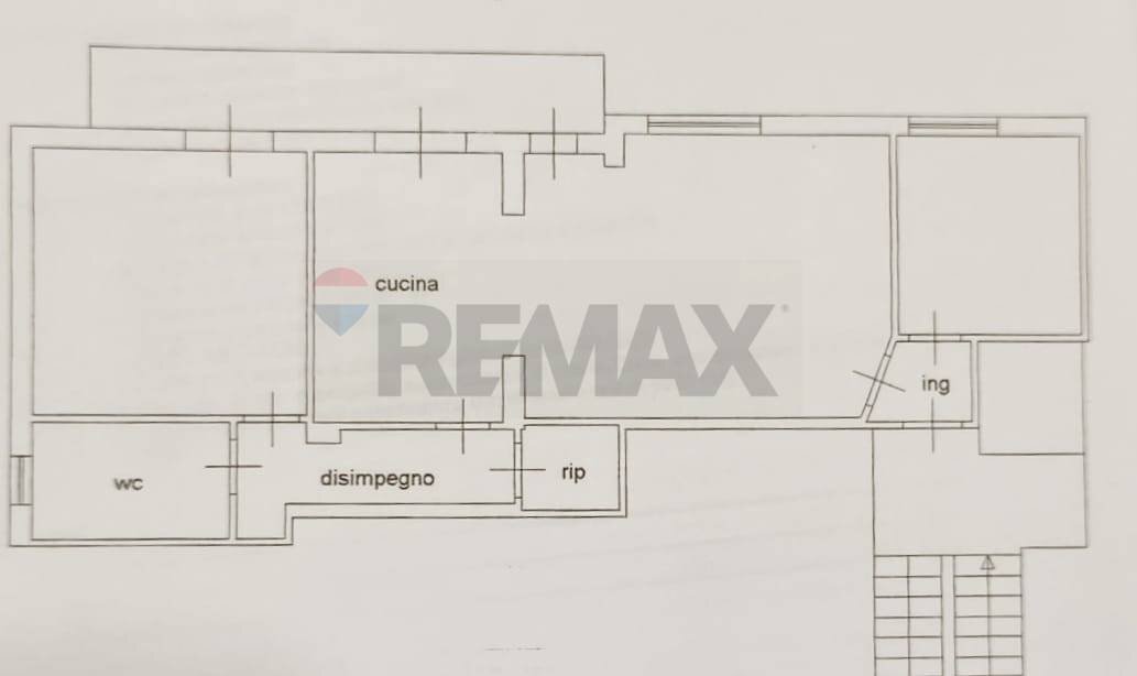 Pianta 2D - Trilocale Via dell'Alloro
 
23, Misterbianco - planimetria 1
