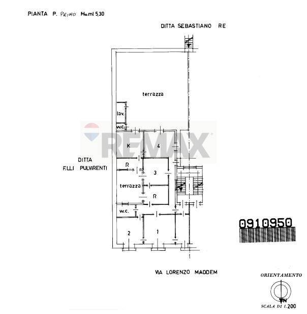 Pianta 2D - Appartamento Via Lorenzo Maddem
 
67, Acireale - planimetria 1