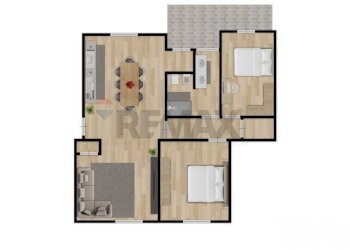 Pianta 2D - Trilocale Viale Delle Medaglie D'oro
 
84, Catania - foto 19