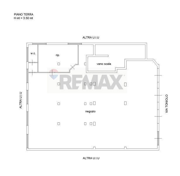Pianta 2D - Commercial Premises via giuseppe toniolo
 
22-24, Caltagirone - floor plans 1