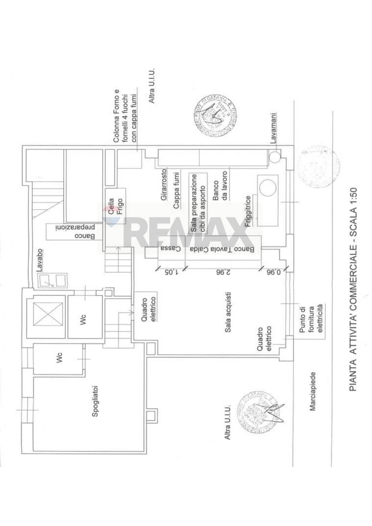 Pianta 2D - Attività Commerciale Via Plebiscito
 
869, Catania - planimetria 1