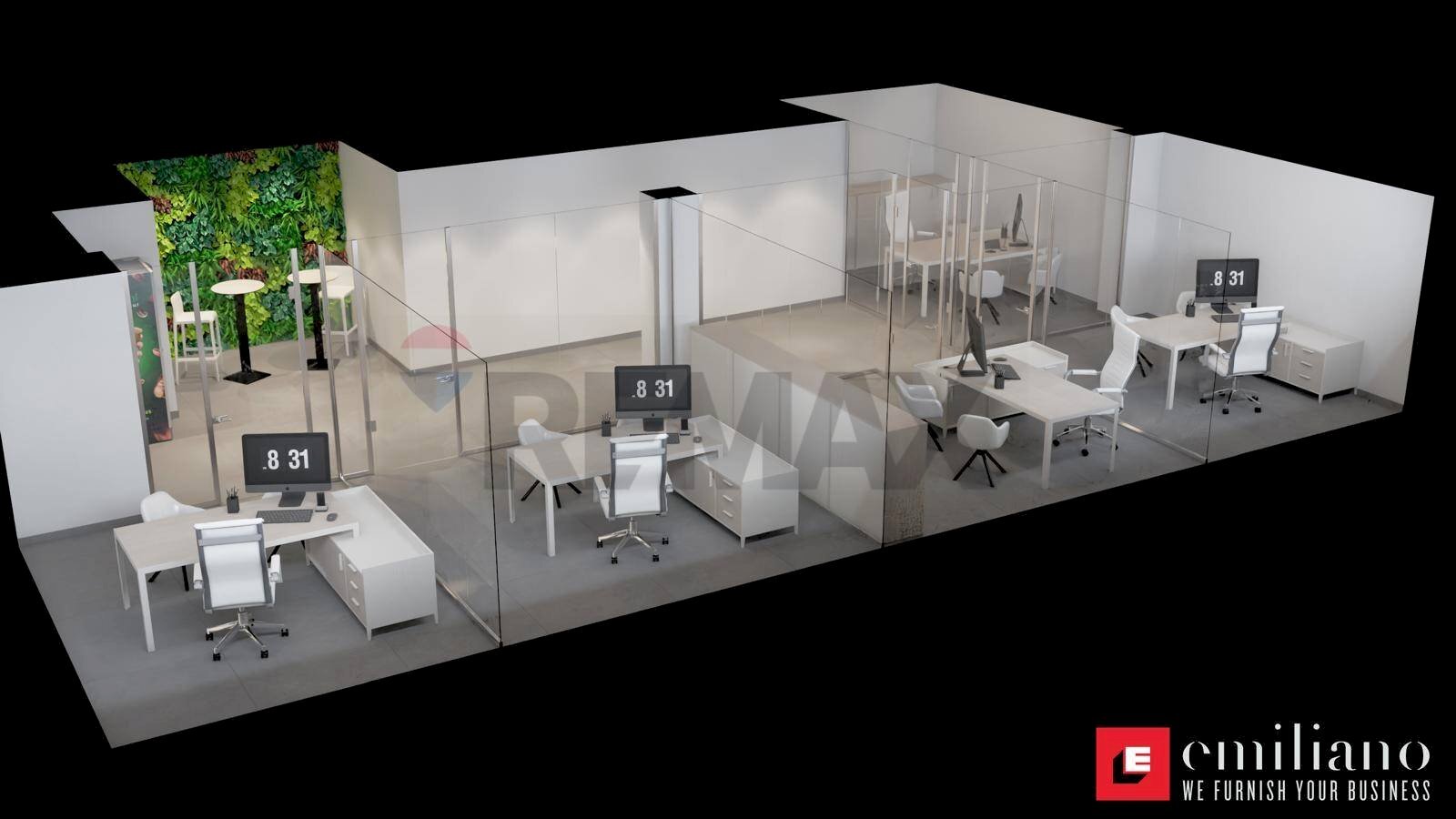 Pianta 3D - Ufficio Via Della Repubblica
58, Bari - foto 2