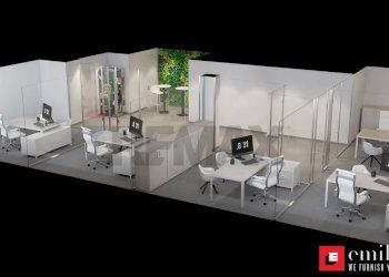 Pianta 3D - Ufficio Via Della Repubblica
 
58, Bari - foto 1