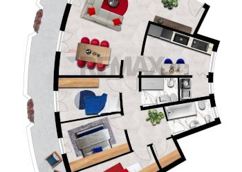 Pianta 2D - Appartamento Via Giovanni Paolo I
 
6, Bari - foto 1