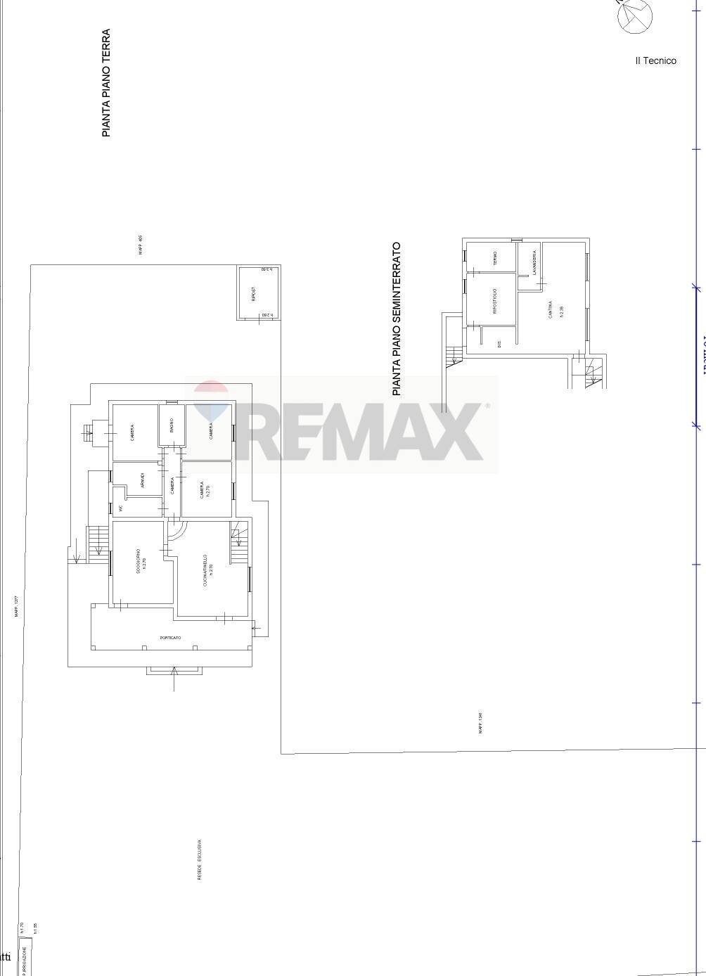 Pianta 2D - Villa Seravezza - floor plans 1