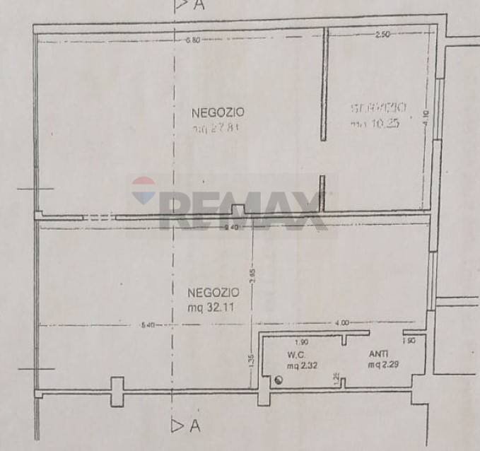 Pianta 2D - Commercial Premises VIALE DUE GIUGNO
 
106, Cervia - floor plans 1