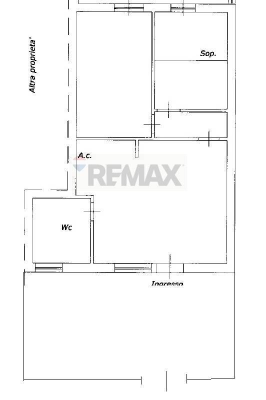 Pianta 2D - Trilocale Via Raffaele De Ferrari
 
60, Roma - planimetria 1