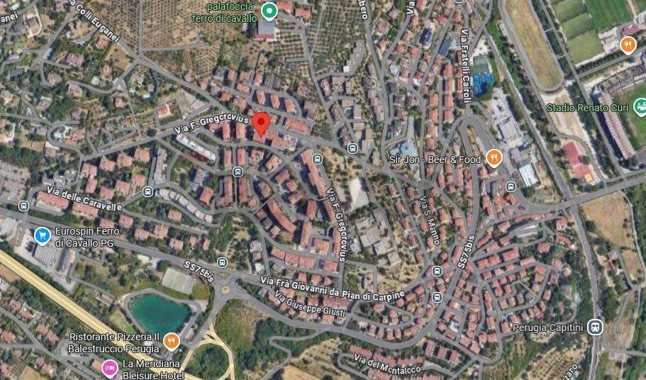 Posizione della mappa - Appartamento Via Ferdinando Gregorovius
 
58, Perugia - planimetria 1