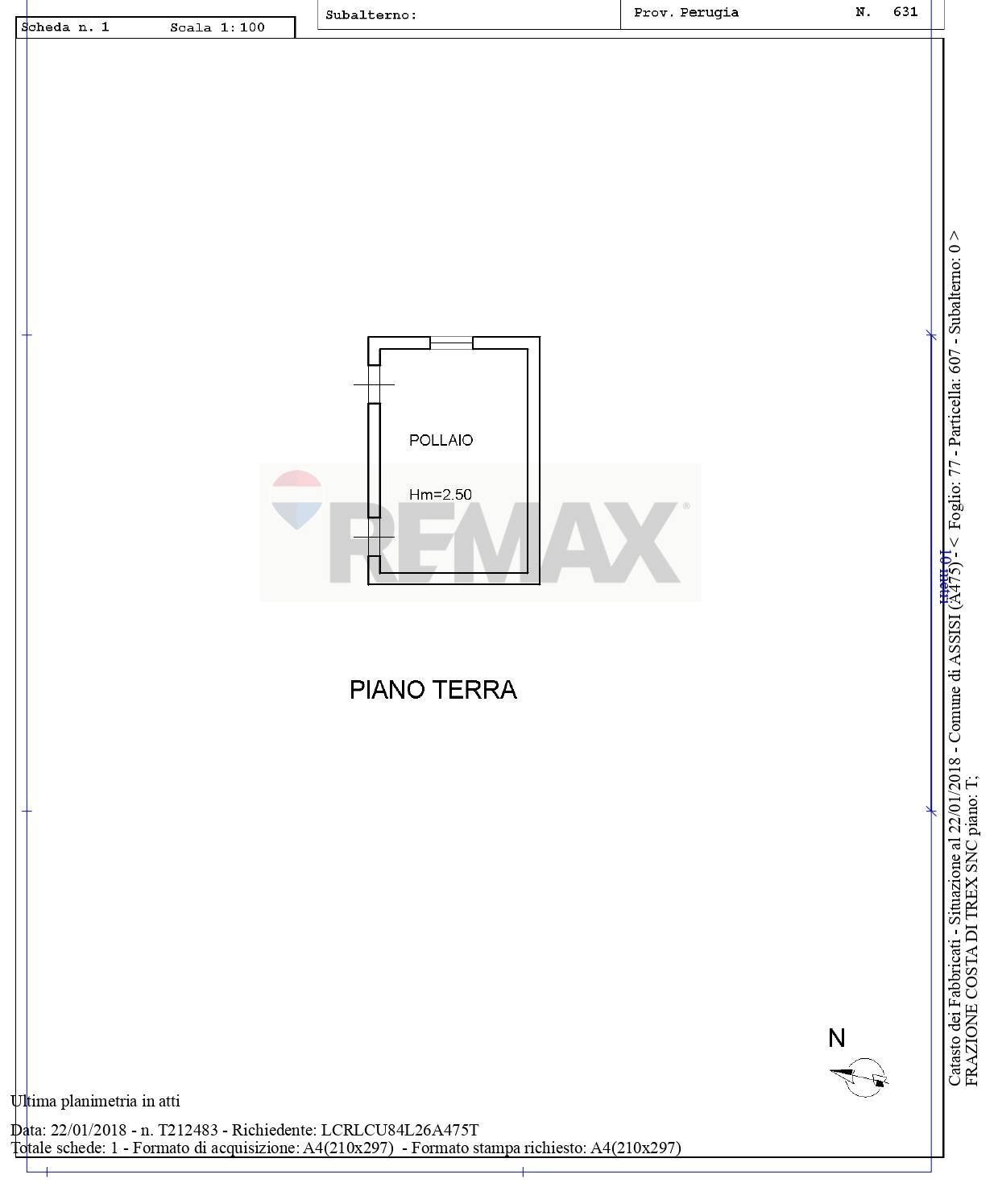 Pianta 2D - Independent house Pian Della Pieve-Ponte Grande, Assisi - floor plans 1