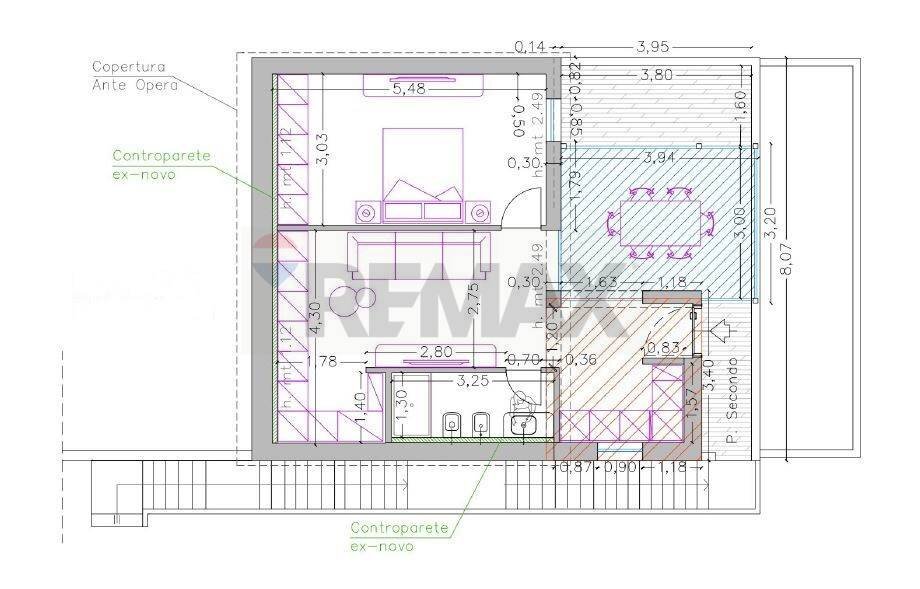 Pianta 2D - Attico Via dei Lecci
 
31, Anzio - planimetria 1