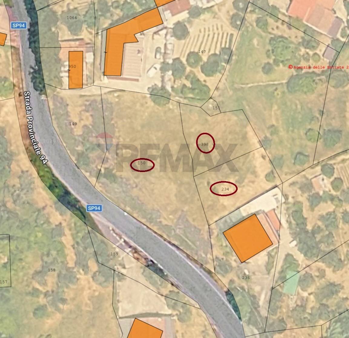Posizione della mappa - Terreno edificabile c.da Bonavita, San Marco Argentano - planimetria 1