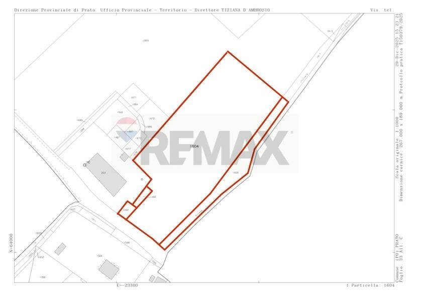 Pianta 2D - Terreno agricolo VIA VISIANA
 
156, Prato - foto 1