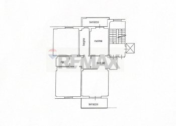 Pianta 2D - Quadrilocale via G. Campani
 
24, Firenze - foto 13