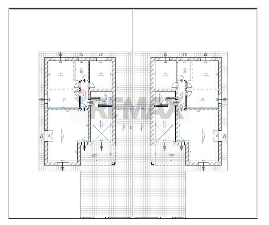 Pianta 2D - Villa via a. sordi, Pegognaga - floor plans 1
