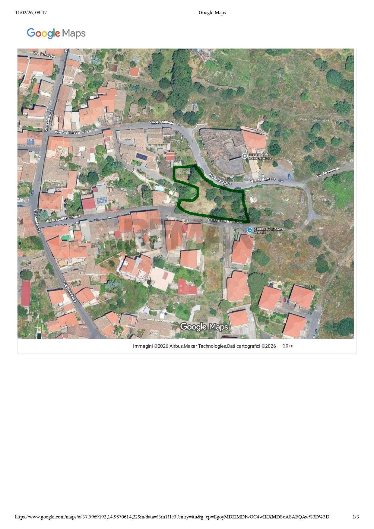 Posizione della mappa - Building land Via Archimede/Fratelli Bandiera
 
sn, Belpasso - photo 1
