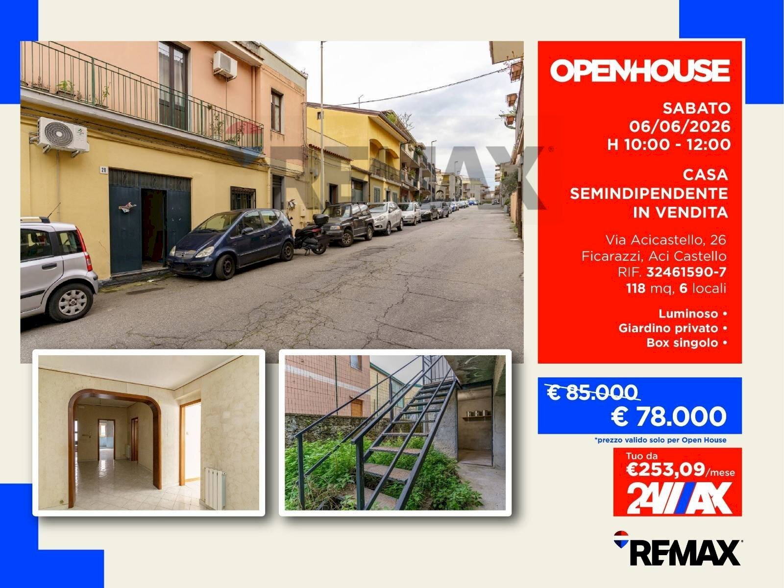 Edificio all\'aperto - Casa semi indipendente via acicastello
 
26, Aci Castello - foto 1