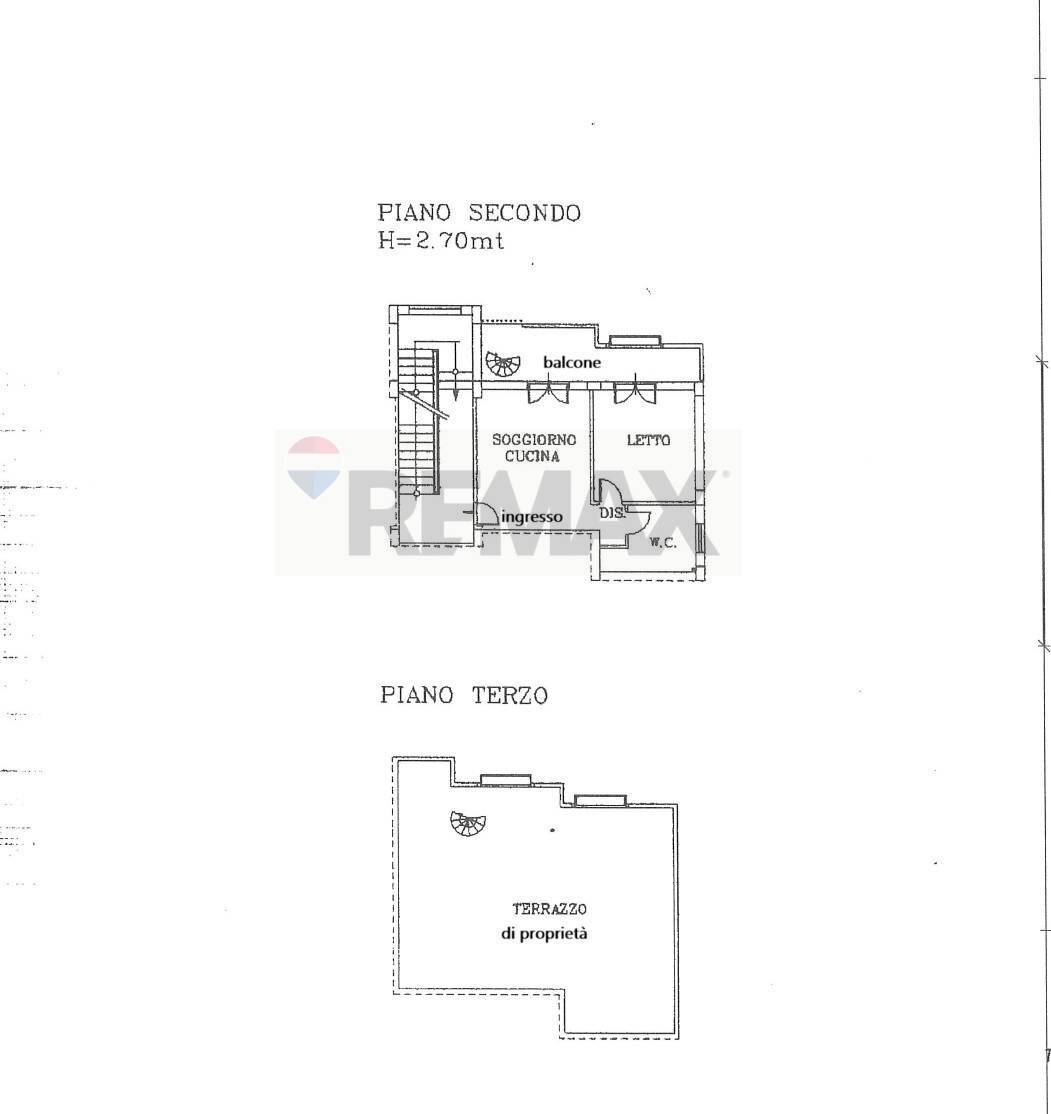 Pianta 2D - Bilocale viale immacolata
 
126, Mascali - planimetria 1