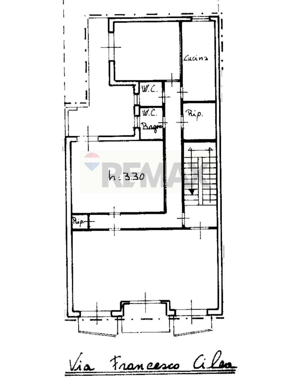 Pianta 2D - Appartamento Via Francesco Cilea
 
14, Acireale - planimetria 1