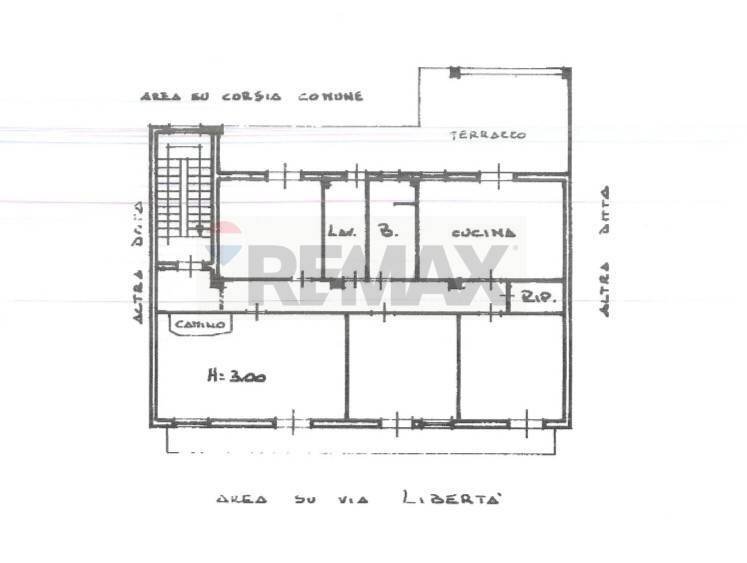 Pianta 2D - Appartamento Via Libertà
 
44, Aci Catena - planimetria 1