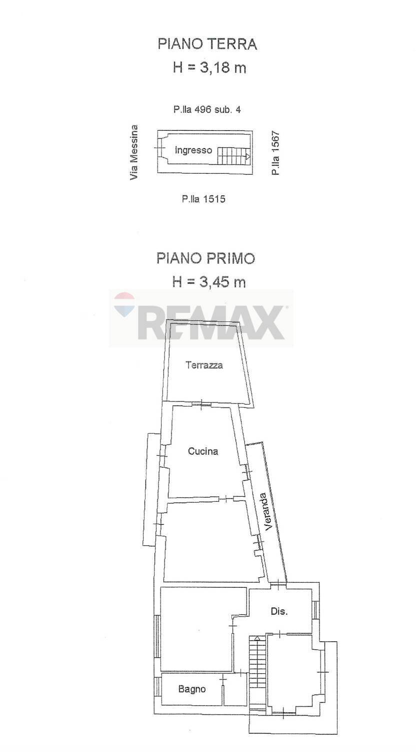 Pianta 2D - Independent house Via Messina
 
175, Bronte - floor plans 1