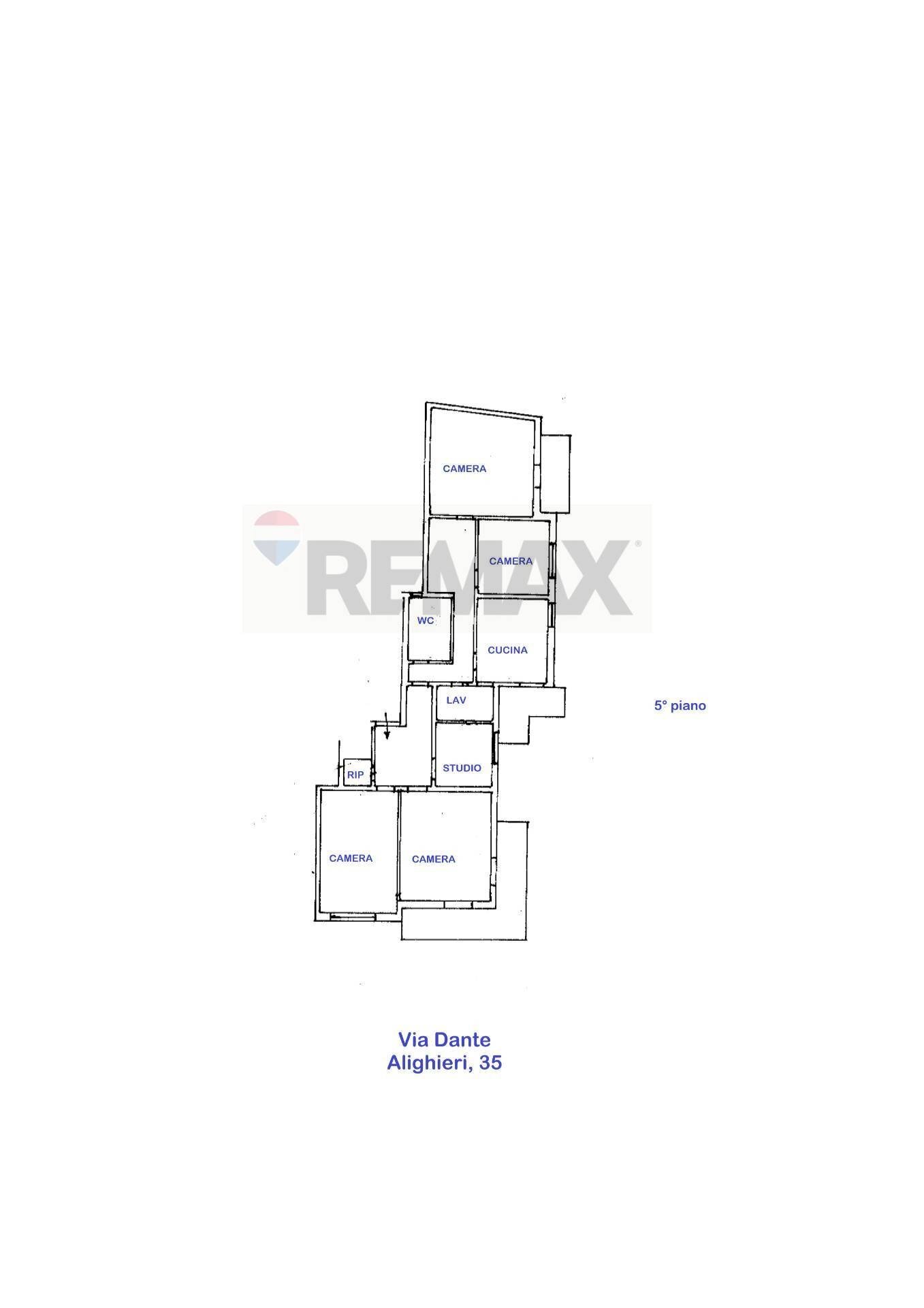 Pianta 2D - Appartamento Via Dante Alighieri
 
35, Caltagirone - planimetria 1