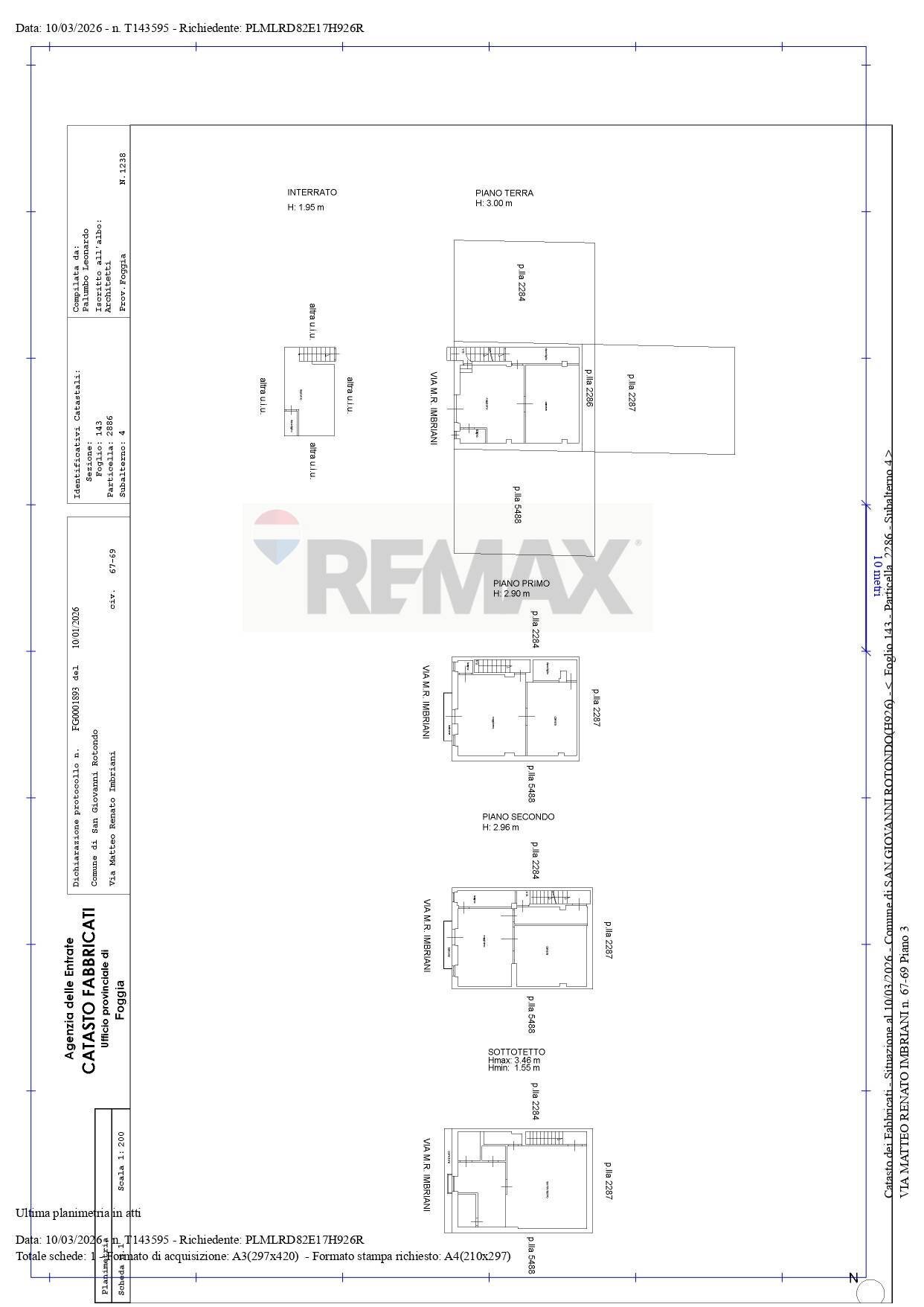 Pianta 2D - Appartamento Via Matteo Renato Imbriani
 
69, San Giovanni Rotondo - planimetria 1