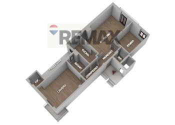 Pianta 3D - Quadrilocale Via Tribuna
 
38/A, Manfredonia - foto 11