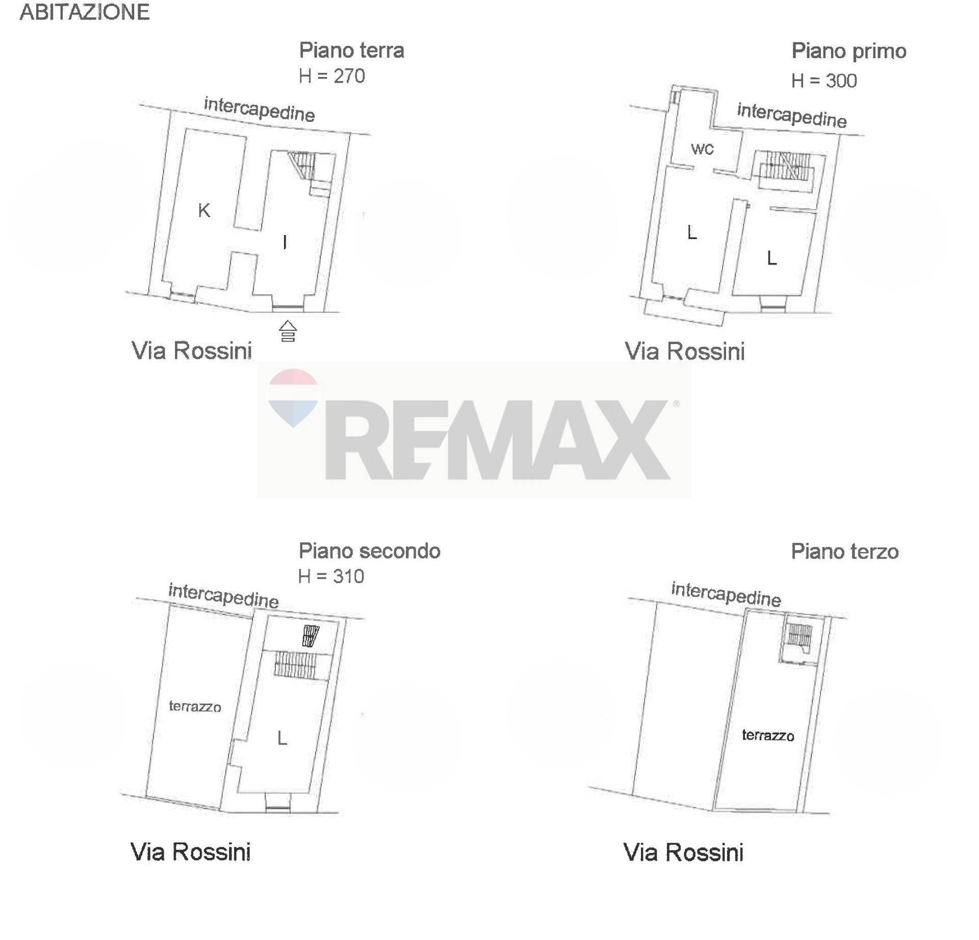 Pianta 2D - Independent house Via Gioacchino Rossini
 
7, Ischitella - floor plans 1