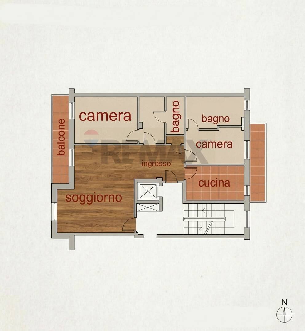 Pianta 2D - Trilocale LIVIGNO
 
6, Milano - planimetria 1