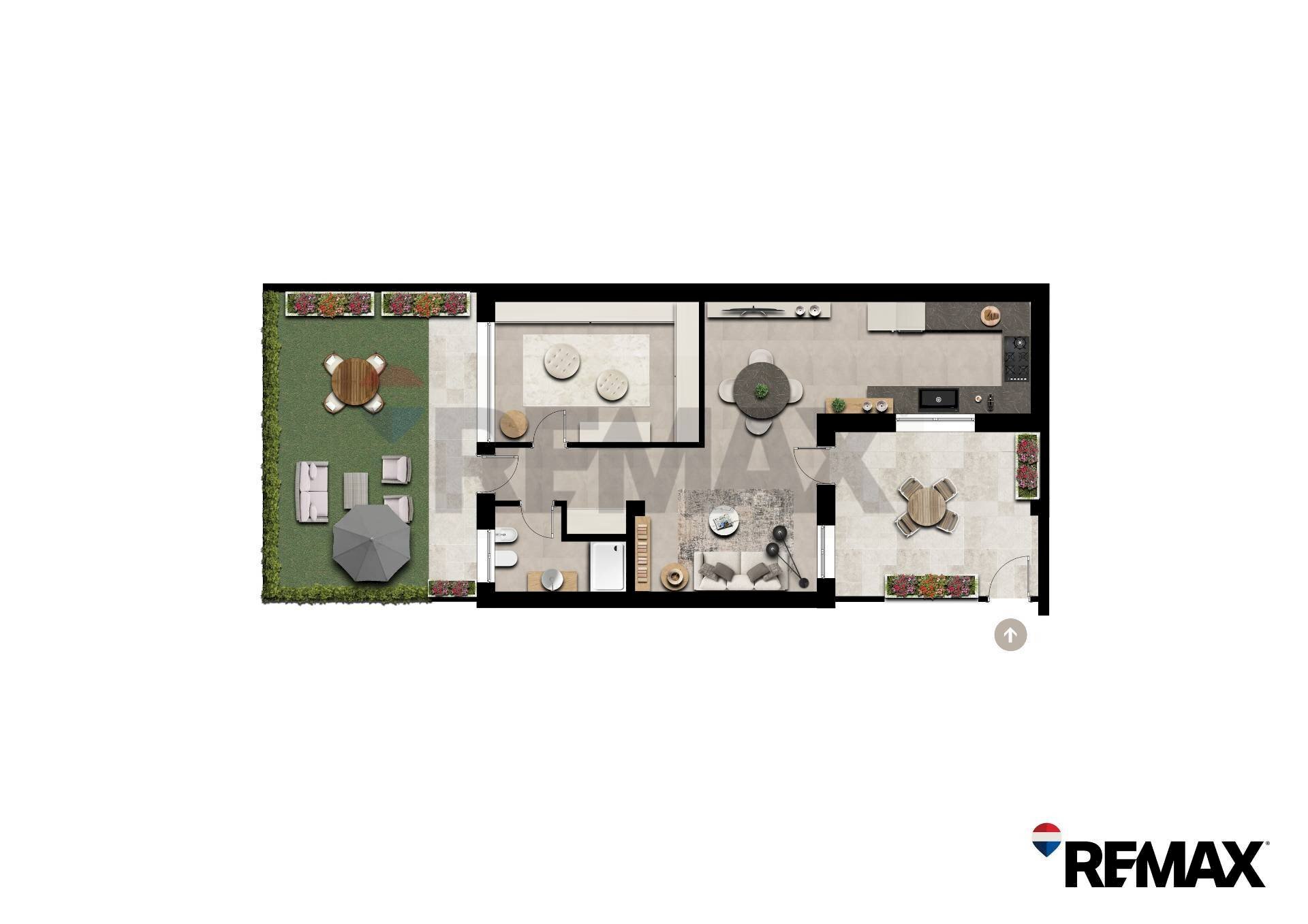 Pianta 2D - Bilocale VIA CARLO PORTA
 
23, Lissone - planimetria 1