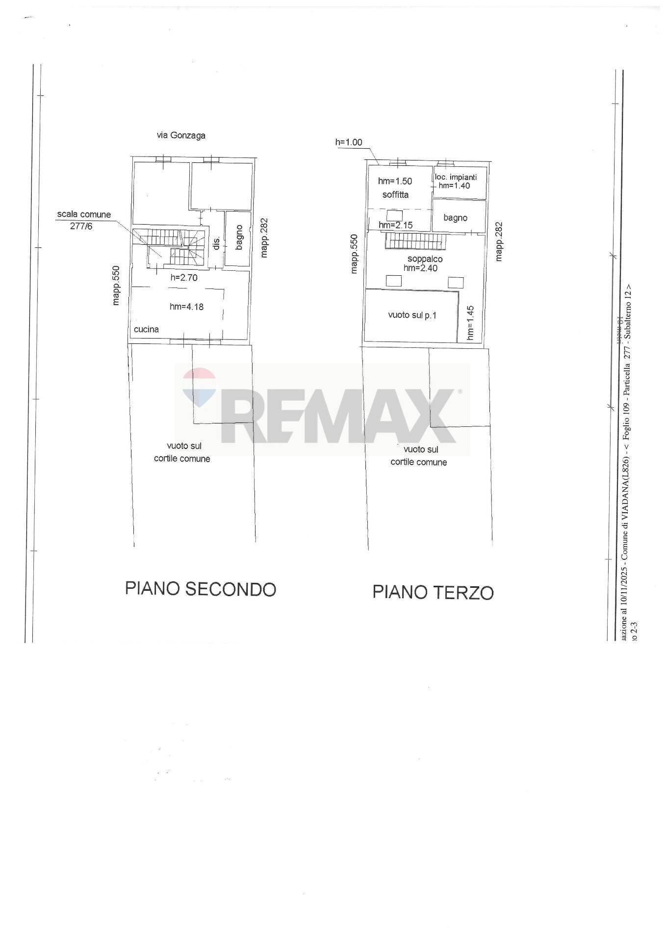 Pianta 2D - Trilocale VIA GONZAGA
 
14, Viadana - planimetria 1