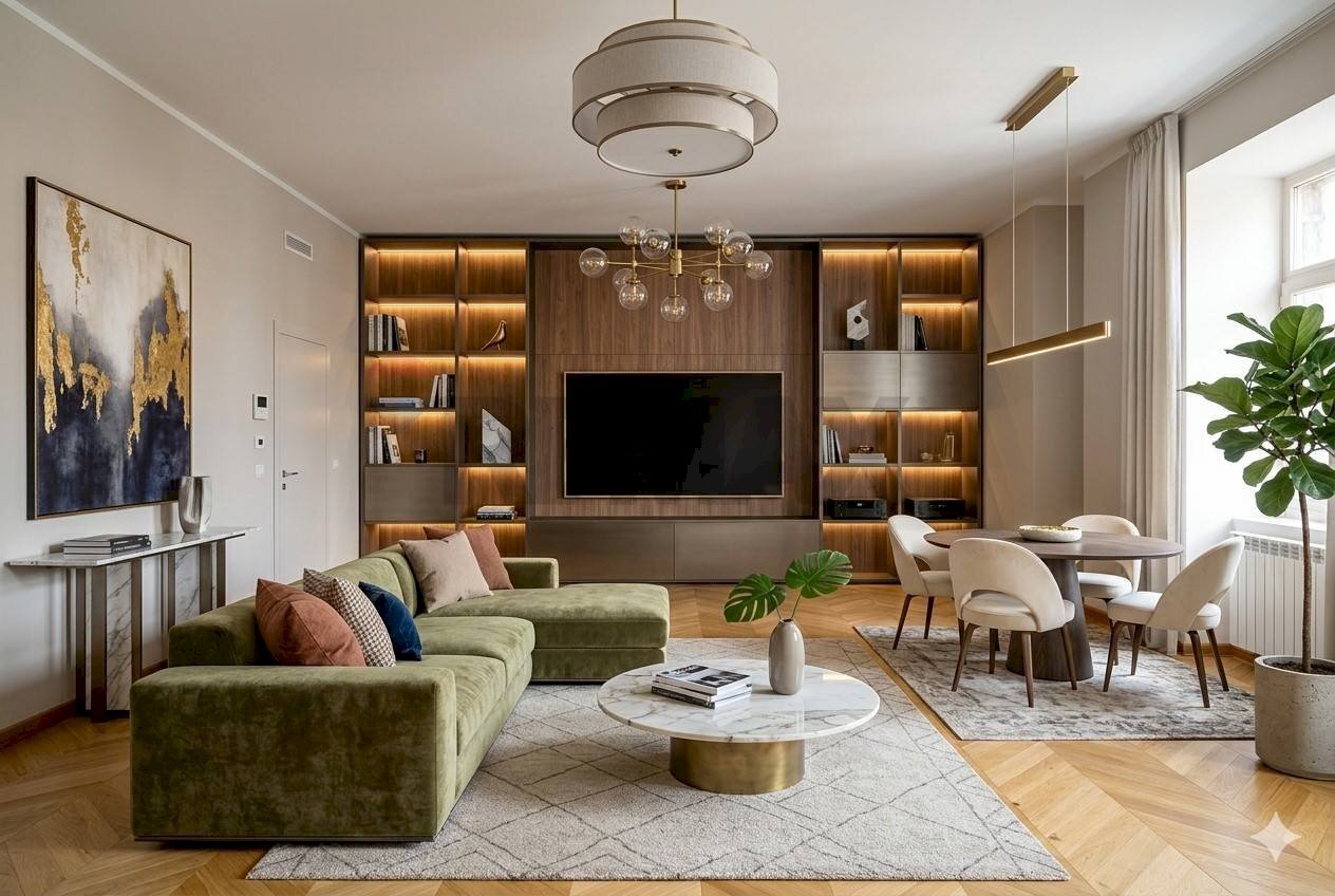 Sala da pranzo - Quadrilocale Via Coroneo
 
21, Trieste - foto 1