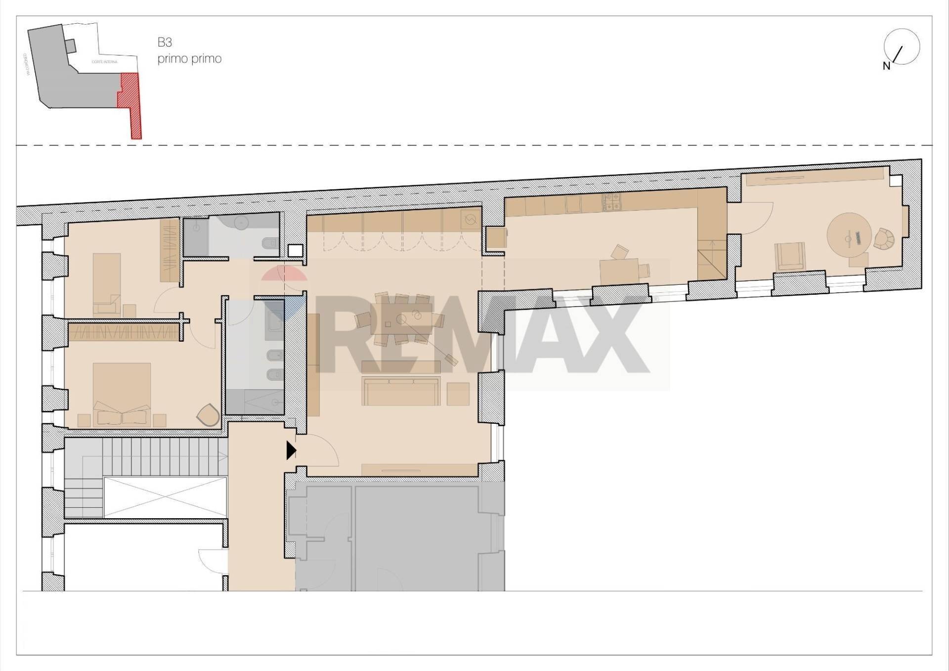 Pianta 2D - Quadrilocale Via Coroneo
 
21, Trieste - planimetria 1