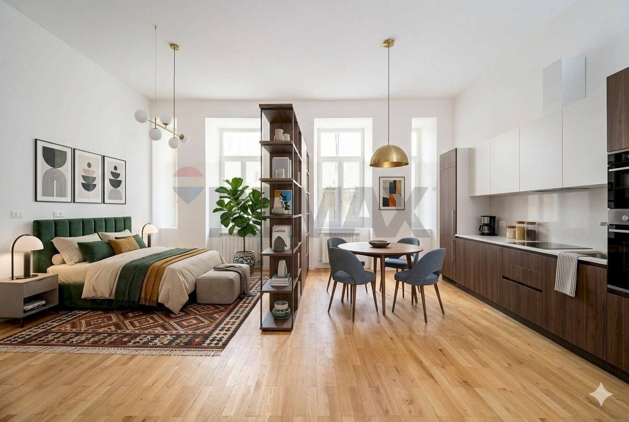 Sala da pranzo - Monolocale Via Coroneo
 
21, Trieste - foto 1