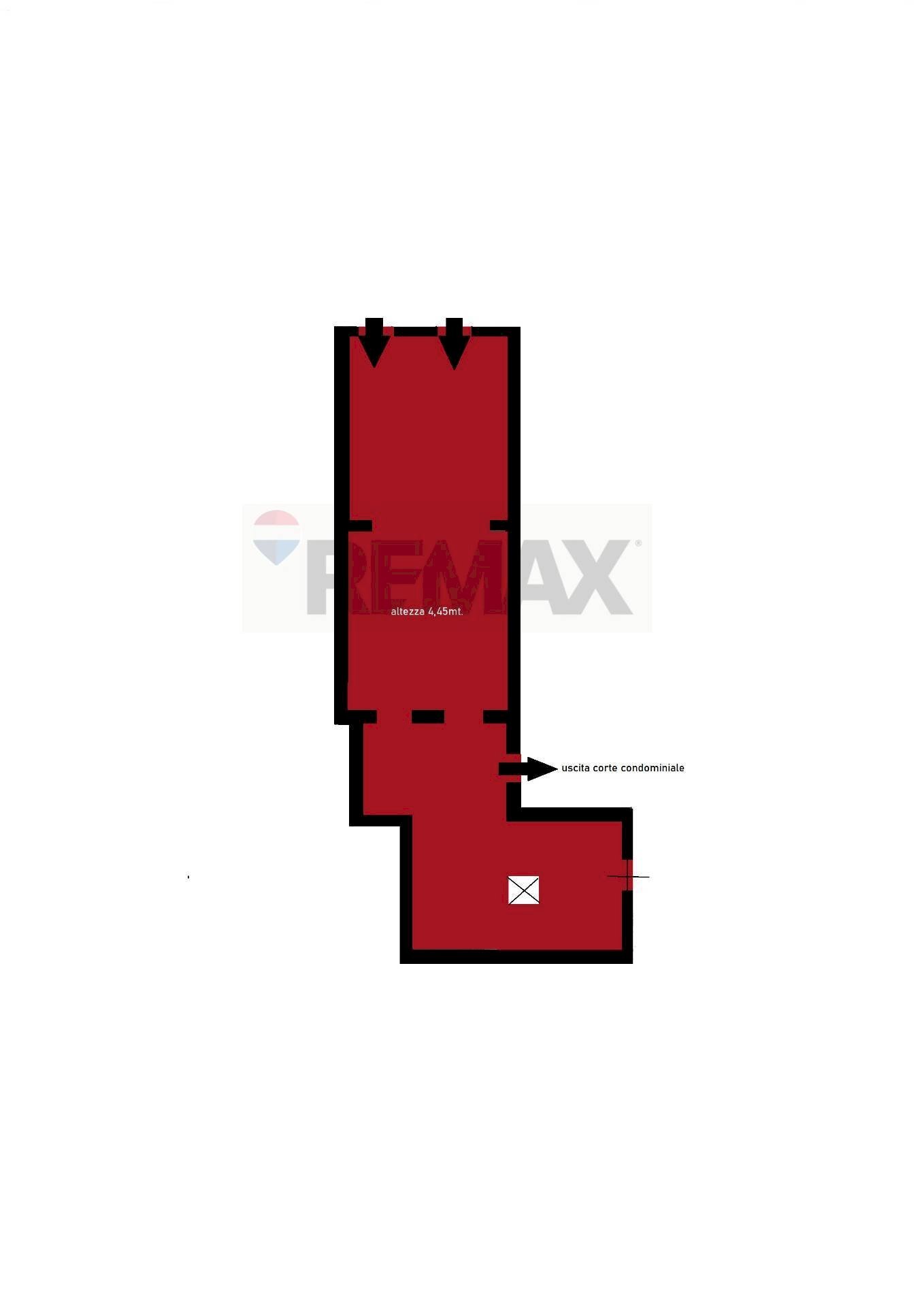 Pianta 2D - Magazzino via manzoni
 
15, Trieste - planimetria 1